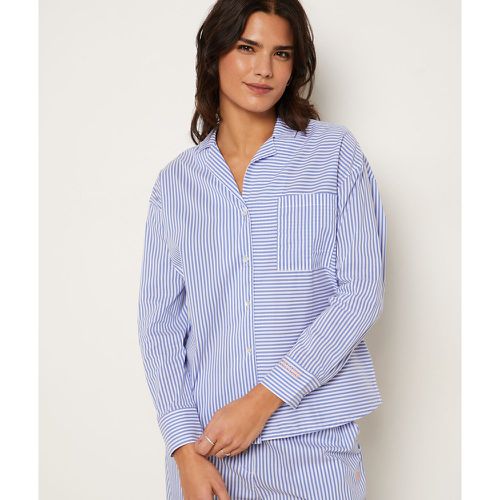 Chemise de pyjama rayée en coton détail poche - Cleeo - L - Etam - Modalova