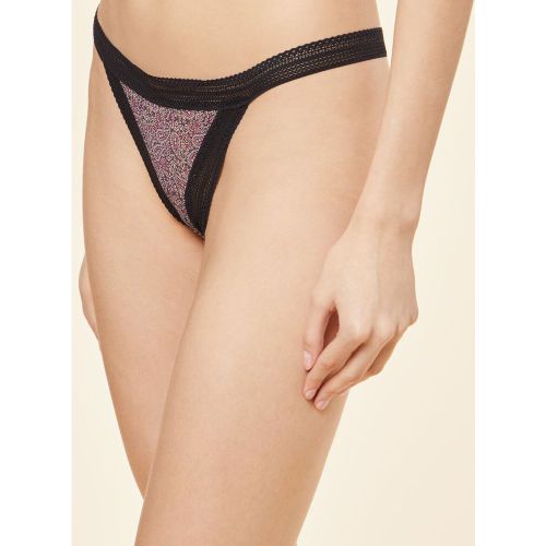 String en microfibre et dentelle - Caprice - XS - - Etam - Modalova