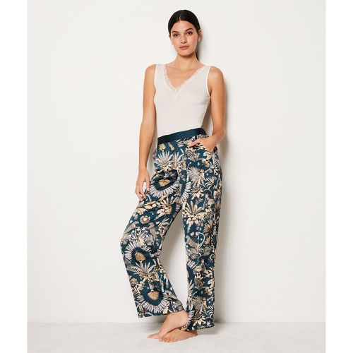 Pantalon de pyjama satiné imprimé - Wilde - XS - Etam - Modalova