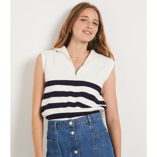 Pull marinière sans manches - Farah - S - Etam - Modalova