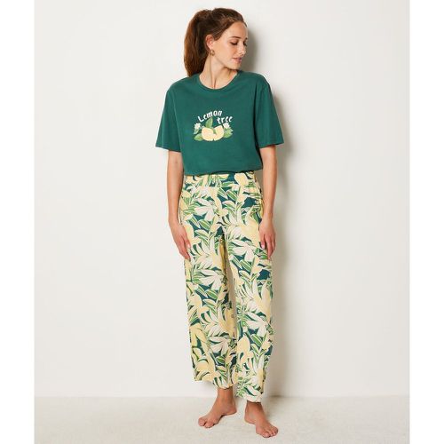 Pantalon de pyjama 7/8 fleuri - Chance - XS - Etam - Modalova