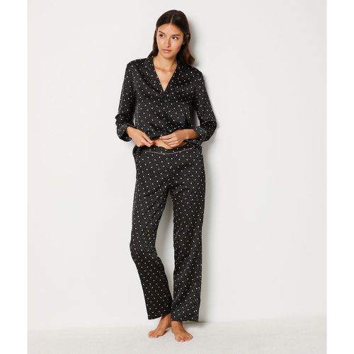 Pantalon de pyjama satiné à pois - Polka - XL - Etam - Modalova