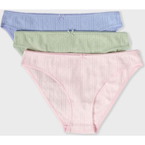 Lot de 3 culottes en pointelle - Jolly - XS - Etam - Modalova