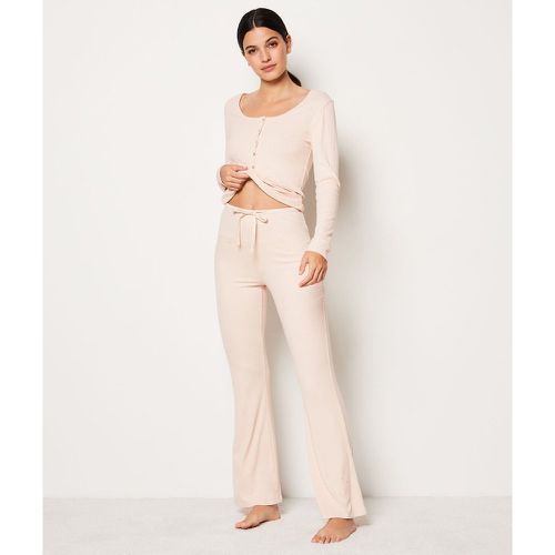 Pantalon de pyjama évasé pailleté - Maura - L - Etam - Modalova