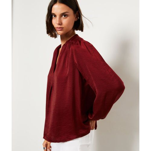 Blouse satinée manches longues - Eva - XS - Etam - Modalova