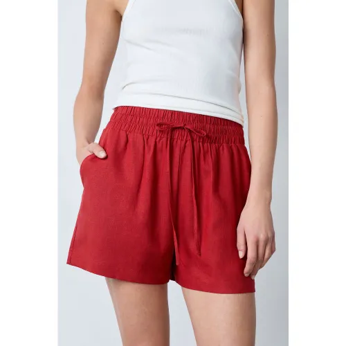 Short fluide en lin et viscose - Enessa - XS - Etam - Modalova