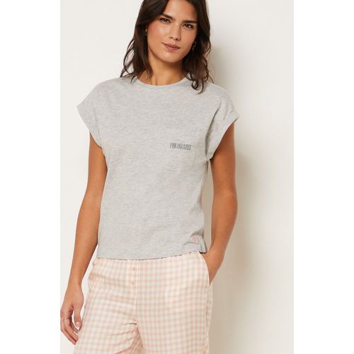 T-shirt de pyjama détail poche 'pink paradise' - Cyrril - XS - - Etam - Modalova