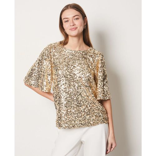 T-shirt manches courtes à sequins - Ulma - XS - Etam - Modalova