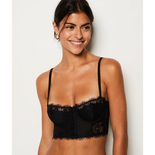 Soutien-gorge bustier coques fines en dentelle - Audacieuse - 85B - Etam - Modalova