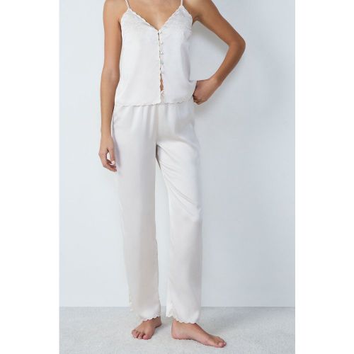 Pantalon de pyjama satiné - Rowan - XS - Etam - Modalova