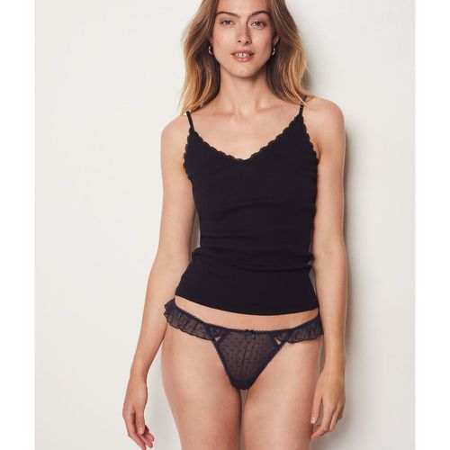 Culotte brésilien en tulle - Melinda - XS - Etam - Modalova