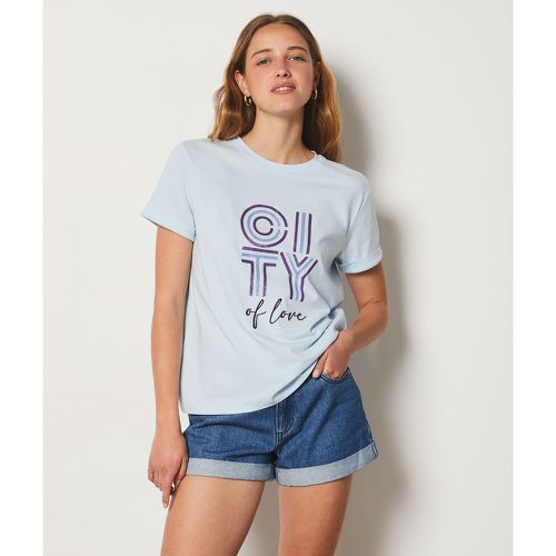 T-shirt manches courtes imprimé 'city of love' - Fanette - S - Etam - Modalova