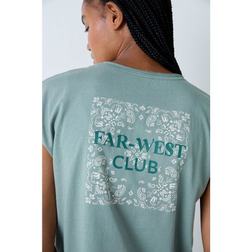 T-shirt manches courtes en coton far-west club - Bryann - XS - Etam - Modalova