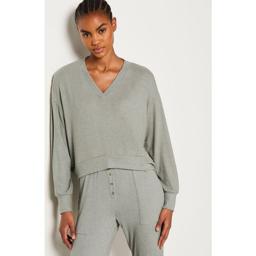 Sweat de pyjama col v - Lulaby - XS - Etam - Modalova