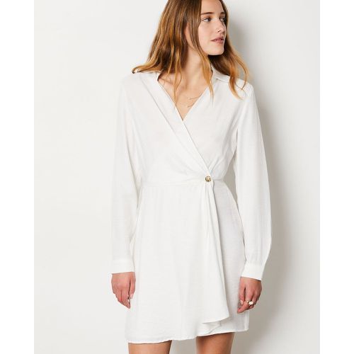 Robe courte col v texturée - Gimme - S - Etam - Modalova