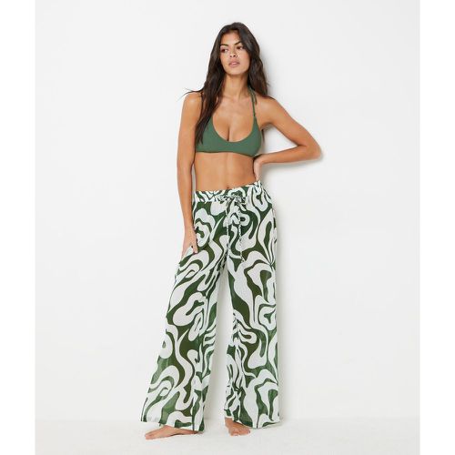 Pantalon de plage à motif en coton - Hawai - M - - Etam - Modalova