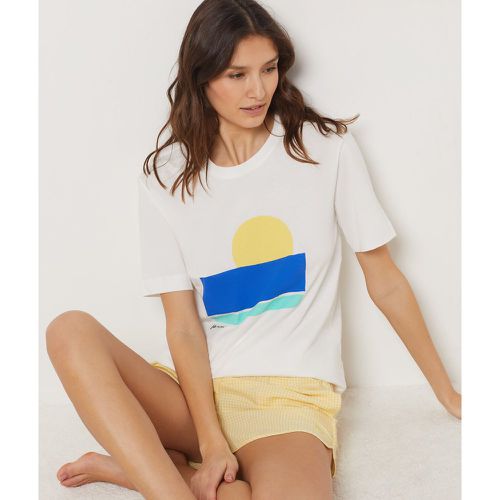T-shirt de pyjama imprimé soleil - Gabryela - XS - - Etam - Modalova