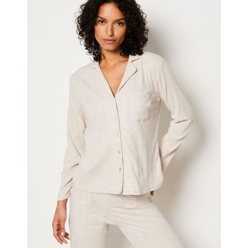 Chemise de pyjama en maille côtelée richelieu - Coly - M - Etam - Modalova