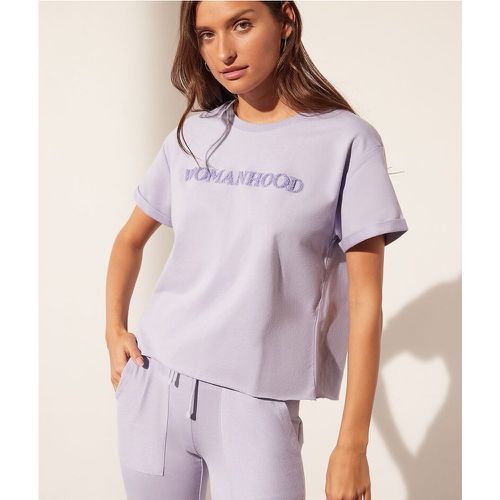 T-shirt col rond 'womanhood' - Womanhood - XS - - Etam - Modalova