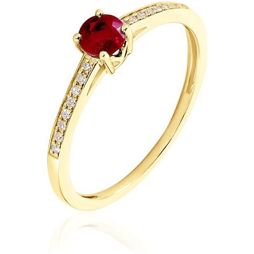 Bague Hardy Or Jaune Rubis Diamant - Histoire d'Or - Modalova