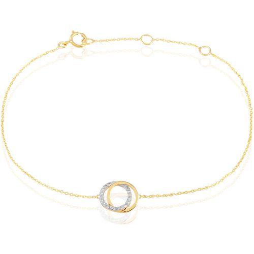 Bracelet Absolu Or Bicolore Diamant - Histoire d'Or - Modalova