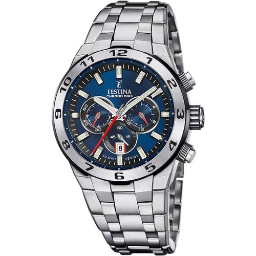 Montre Festina Chrono Bike Bleu - Festina - Modalova