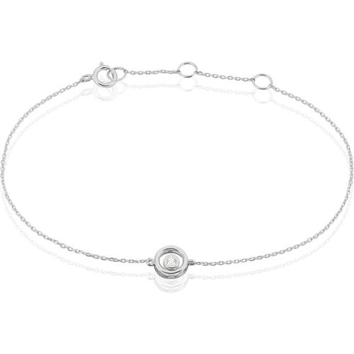Bracelet Fidelia Or Blanc Diamant - Histoire d'Or - Modalova