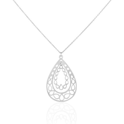 Collier Argent Blanc - Histoire d'Or - Modalova