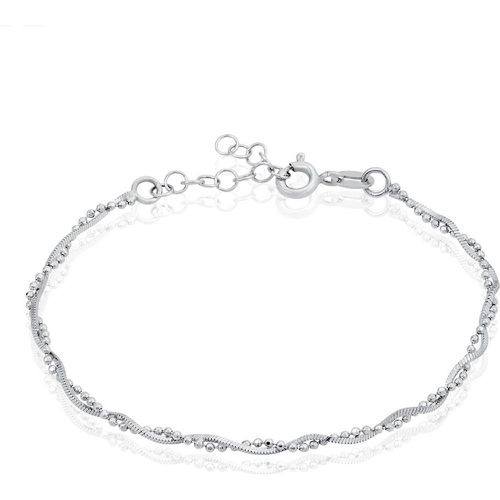 Bracelet Saman Argent Blanc - Histoire d'Or - Modalova