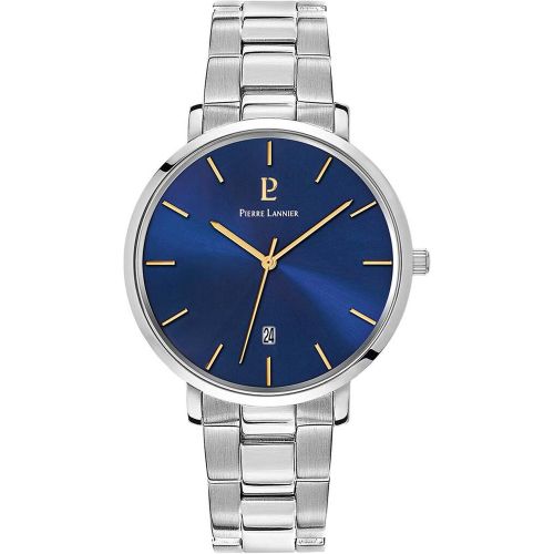 Montre Lannier Collection Echo Acier ArgentÃ© - Pierre Lannier - Modalova
