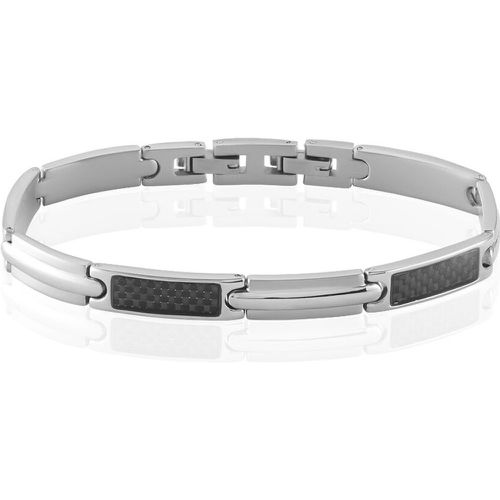 Bracelet Street Acier Blanc - Histoire d'Or - Modalova