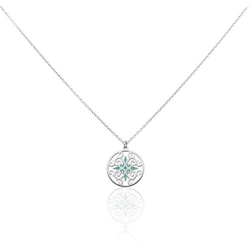 Collier Krysia Argent Email Turquoise - Histoire d'Or - Modalova