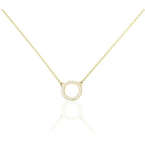 Collier Lim Or Oxyde De Zirconium - Histoire d'Or - Modalova