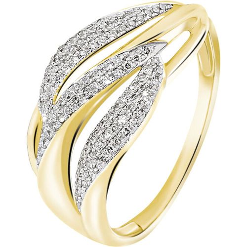 Bague Atlantide Or Jaune Diamant - Histoire d'Or - Modalova
