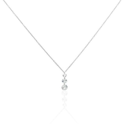 Collier Argent Constantin Argent Oxyde - Histoire d'Or - Modalova