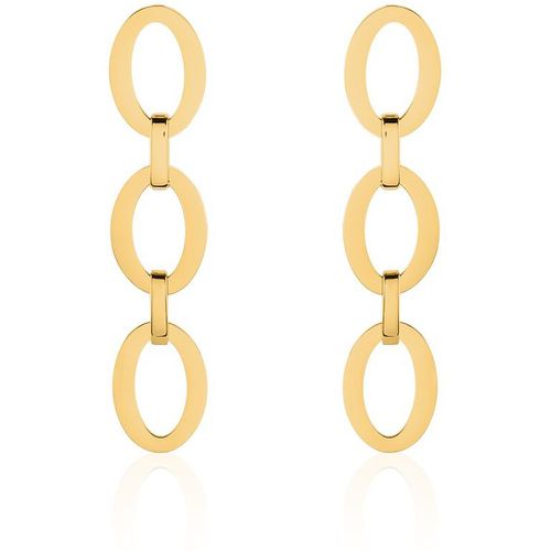 Boucles D'oreilles Pendantes Sprita Acier DorÃ© - Histoire d'Or - Modalova