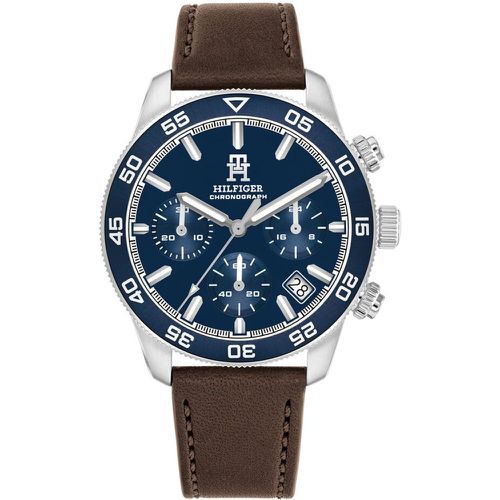 Montre Th85 Chrono Bleu - Tommy Hilfiger - Modalova