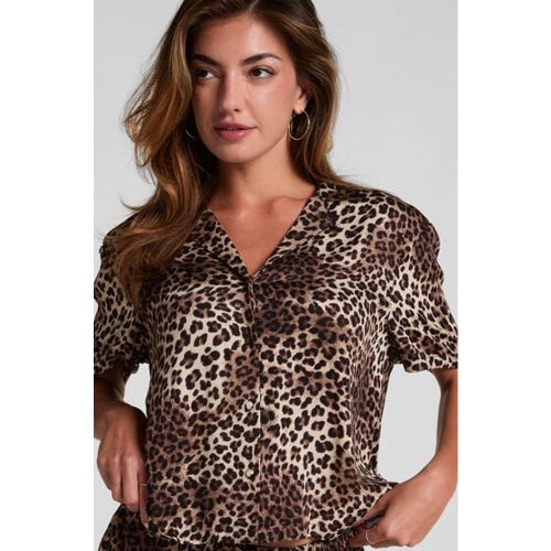 Hunkemöller Veste en satin Noir - Hunkemöller - Modalova