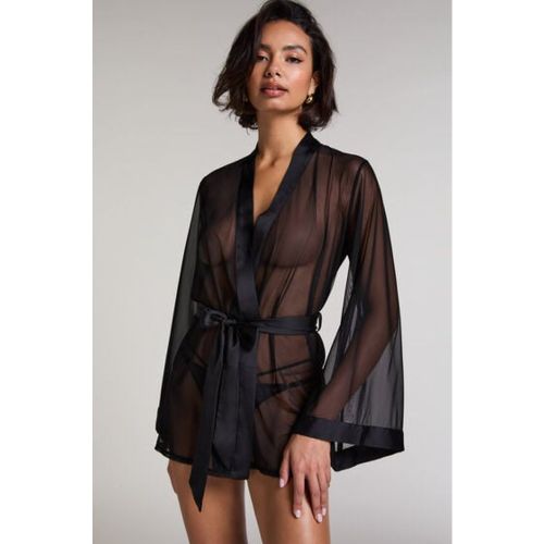 Hunkemöller Kimono Maxime Noir - Hunkemöller - Modalova