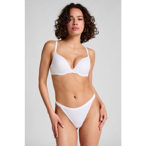 Hunkemöller String en coton Blanc - Hunkemöller - Modalova