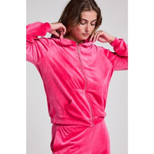 Manteau à capuche velours - Hunkemöller - Modalova