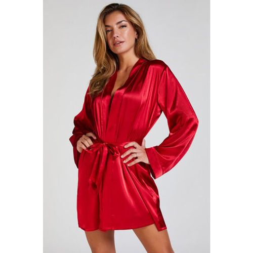 Hunkemöller Kimono Satin Rouge - Hunkemöller - Modalova