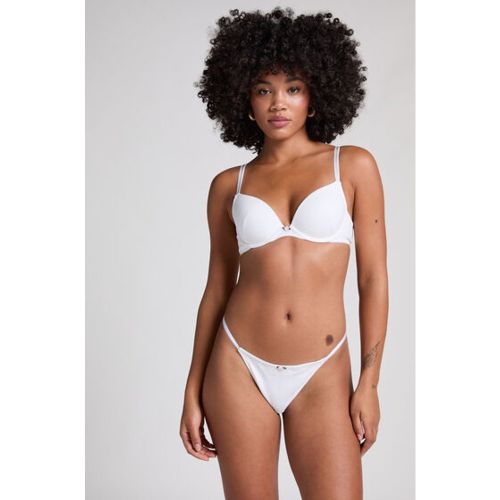 Hunkemöller String Pointelle Blanc - Hunkemöller - Modalova