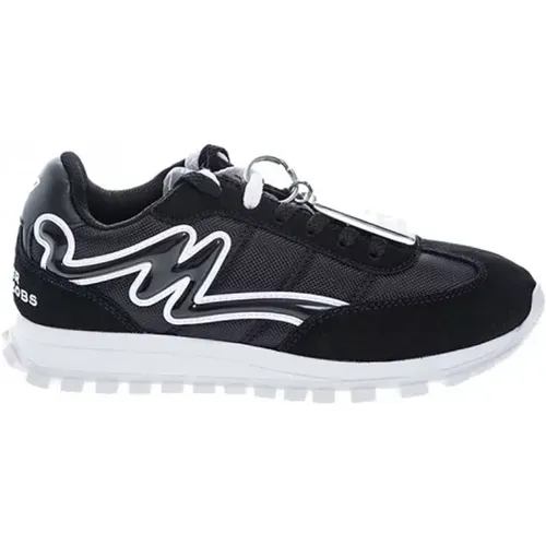 The Jogger - Baskets en cuir et textile "M" stylisé 37 / - Marc Jacobs - Modalova