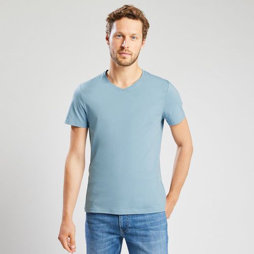 Tee shirt basique col v Bleu Homme - Jules - Modalova