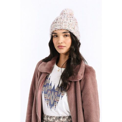 Bonnet chiné à pompon - MOLLY BRACKEN - Modalova