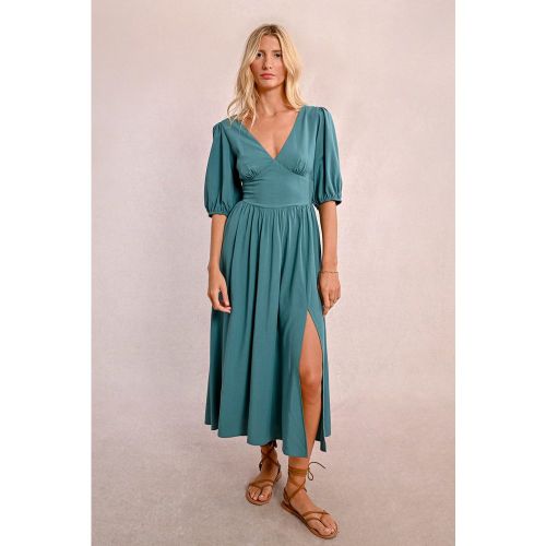 Robe mi-longue, fendue - MOLLY BRACKEN - Modalova