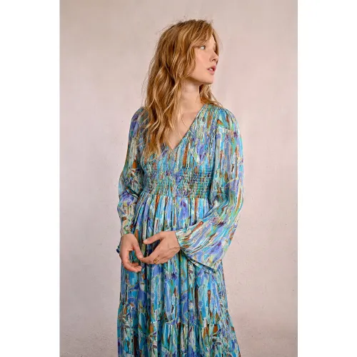 Robe longue, imprimée - MOLLY BRACKEN - Modalova