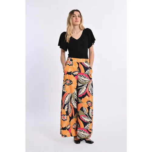 Pantalon large imprimé - MOLLY BRACKEN - Modalova