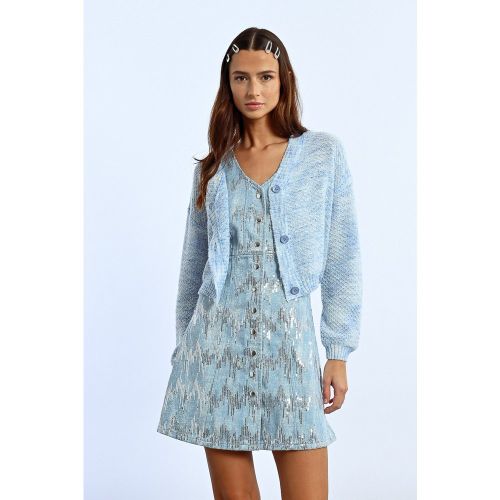 Gilet crop en maille - LILI SIDONIO - Modalova